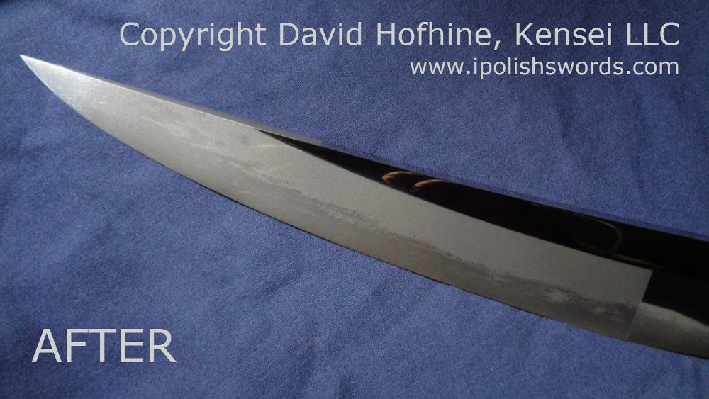 Japanese Sword Polishing and Restoration BEFORE and AFTER